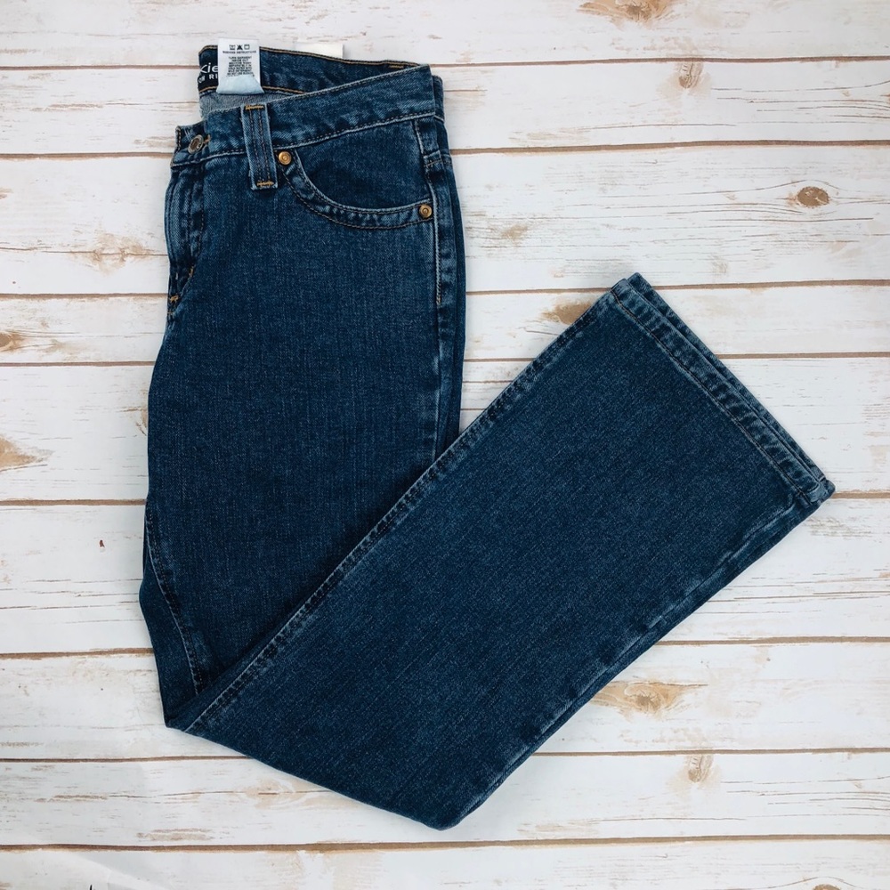 Rockies Slim Low Rise Bootcut Dark Wash Jeans